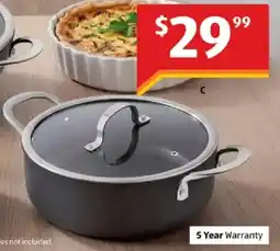 ALDI Hard Anodised Casserole Pot or Sauté Pan offer