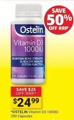 Cincotta Chemist Ostelin Vitamin D3 1000IU offer