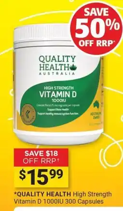 Cincotta Chemist Quality Health High Strength Vitamin D 1000IU offer