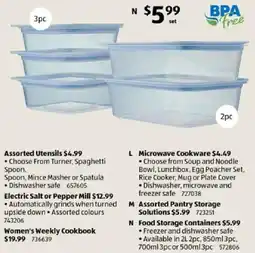 ALDI Food Storage Containers offer