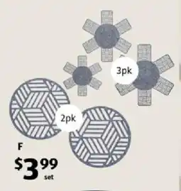 ALDI Felt Pot/Pan Protectors or Placemat offer