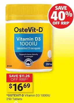 Cincotta Chemist OsteVit-D Vitamin D3 1000IU offer