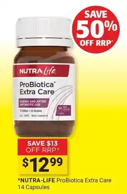 Cincotta Chemist Nutra-Life ProBiotica Extra Care offer