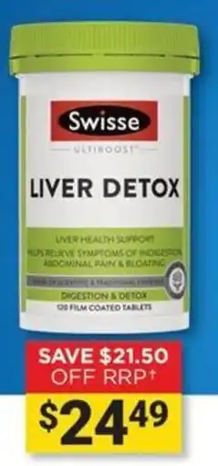Cincotta Chemist Swisse Liver Detox offer