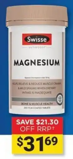 Cincotta Chemist Swisse Magnesium offer