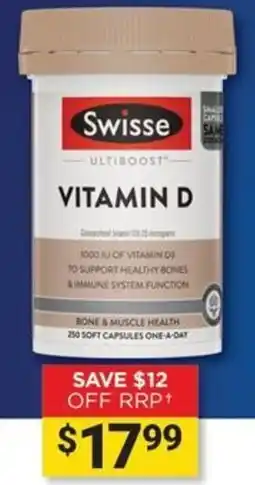 Cincotta Chemist Swisse Ultiboost Vitamin D offer
