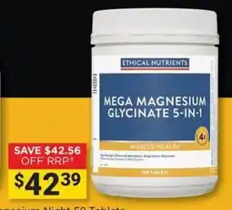 Cincotta Chemist Ethical Nutrients Mega Magnesium Glycinate 5-in-1 offer