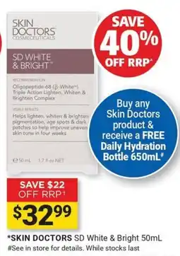 Cincotta Chemist Skin Doctors SD White & Bright offer
