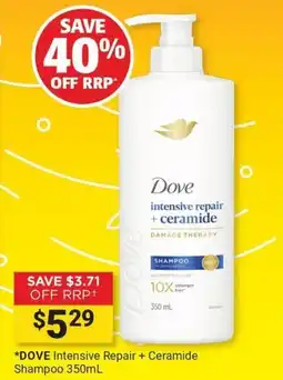 Cincotta Chemist Dove Intensive Repair + Ceramide Shampoo offer