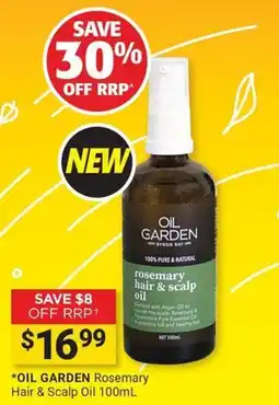 Cincotta Chemist Oil Garden Rosemary Hair & Scalp Oil offer
