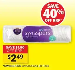 Cincotta Chemist Swisspers Cotton Pads offer