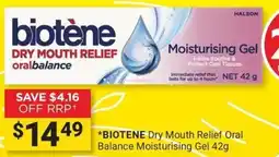 Cincotta Chemist Biotene Dry Mouth Relief Oral Balance Moisturising Gel offer