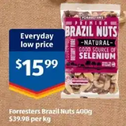 ALDI Forresters Brazil Nuts offer