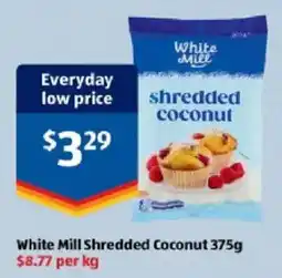 ALDI White Mill Shredded Coconut offer