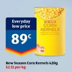 ALDI New Season Corn Kernels offer