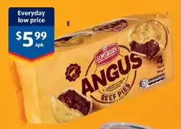 ALDI Elmsbury Angus Beef Pies offer