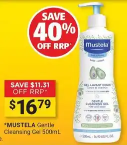 Cincotta Chemist Mustela Gentle Cleansing Gel offer