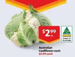 ALDI Australian Cauliflower offer