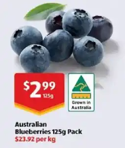 ALDI Australian Blueberries offer