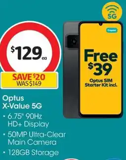 Coles Optus X-Value 5G offer