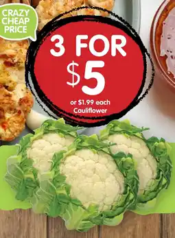 Spudshed Cauliflower offer