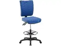 Officeworks Pago Flash High Back Drafting Chair Royal Navy offer