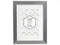 Officeworks Lifestyle Brands Promenade Frame 6 x 8" Silver offer