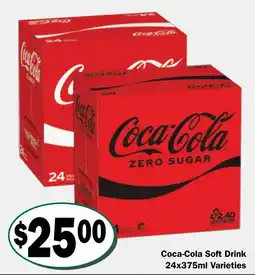 Friendly Grocer Coca-Cola Soft Drink Varieties offer