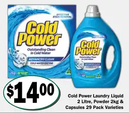 Friendly Grocer Cold Power Laundry Liquid offer