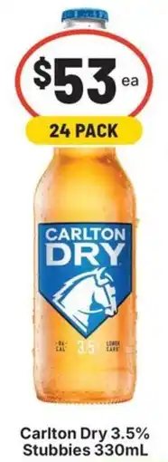 IGA Liquor Carlton Dry Stubbies offer