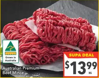 Supa Valu Australian Premium Beef Mince offer