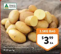 Foodworks Pre-Packed Washed Potatoes offer