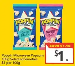 Supa Valu Poppin Microwave Popcorn offer