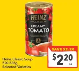 Supa Valu Heinz Classic Soup offer