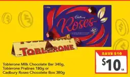 Supa Valu Toblerone Milk Chocolate Bar offer