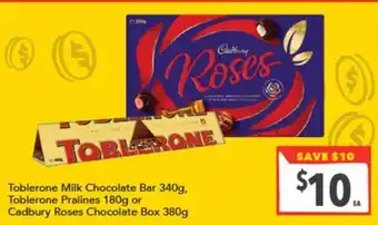Supa Valu Toblerone Milk Chocolate Bar offer