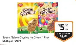 Foodworks Streets Golden Gaytime Ice Cream offer