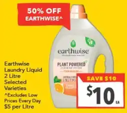 Supa Valu Earthwise Laundry Liquid offer