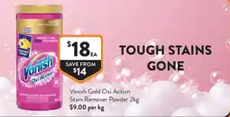 Foodworks Vanish Gold Oxi Action Stain Remover Powder offer