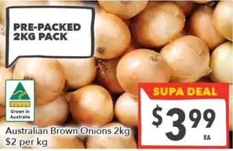 Supa Valu Australian Brown Onions offer