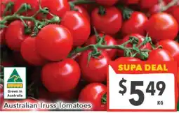 Supa Valu Australian Truss Tomatoes offer