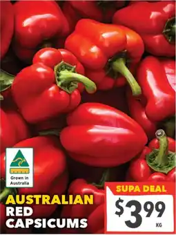 Supa Valu Australian Red Capsicums offer