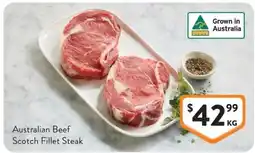 Foodworks Australian Beef Scotch Fillet Steak offer