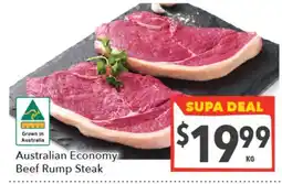 Supa Valu Australian Economy Beef Rump Steak offer