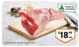 Foodworks Australian Lamb Leg Roast offer
