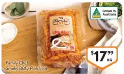 Foodworks Family Chef Smoky BBQ Pork Loin offer