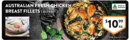 Foodworks Australian Fresh Chicken Breast Fillets (skin off) offer