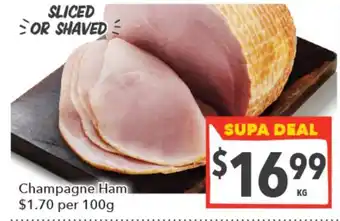 Supa Valu Champagne Ham offer