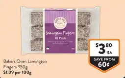 Foodworks Bakers Oven Lamington Fingers offer