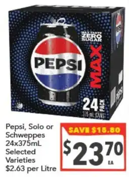 Supa Valu Pepsi Max offer
